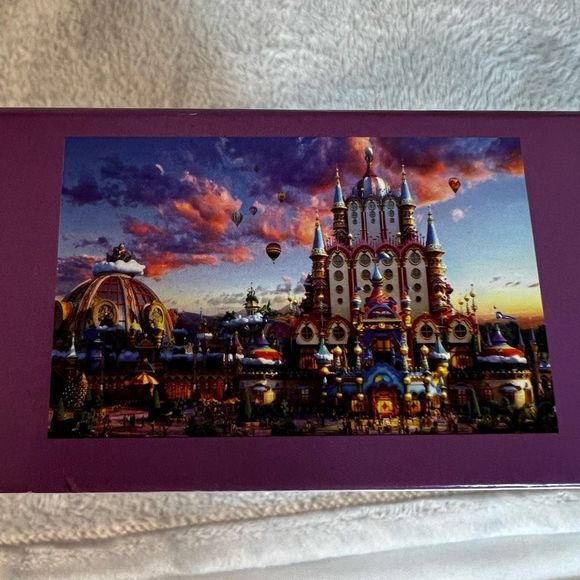 1000 Piece Jigsaw Puzzle Adult Princess Castle Hot Air Balloons Back PCs Labeled - Picture 7 of 7